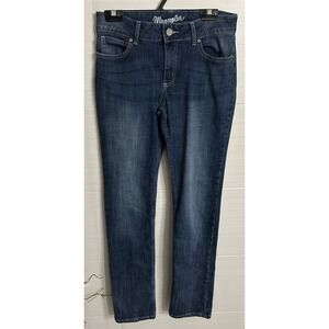 Wrangler Straight Leg Med Wash Denim Jeans 9, Cowgirl Farm Casual
